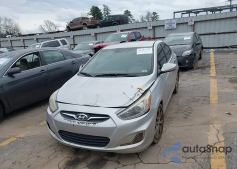 2014 Hyundai Accent Gls из США, поврежденный, VIN KMHCU4AE0EU595401